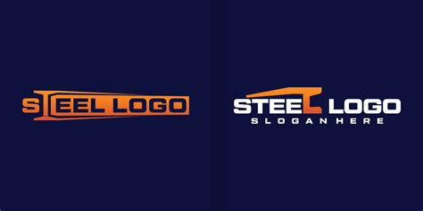 metal fabrication logo vector